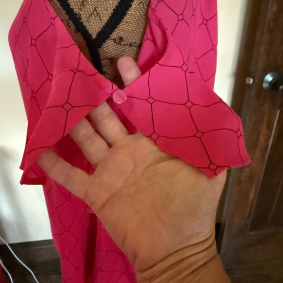 Worthington Pink Asymmetrical Ruffled Blouse - Picture 8 of 8